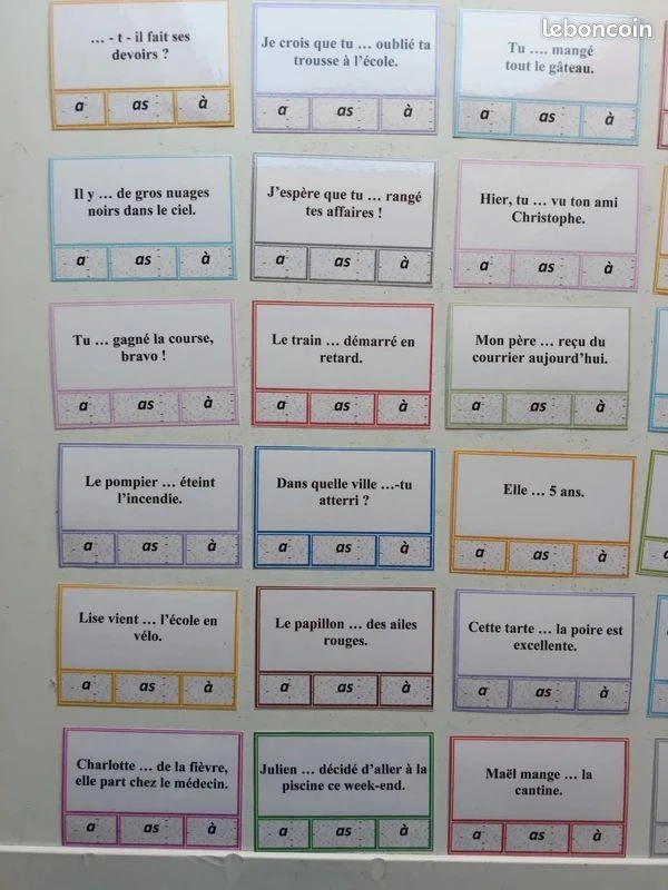 Grammar homophone game a / as / to – photo 3